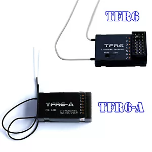 Per FrSky TFR6 TFR6-A Futaba FASST modulo ricevitore a 7 canali compatibile 2,4 GHz - Foto 1 di 10