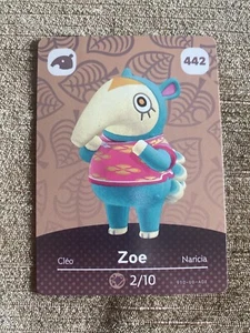 Animal Crossing Amiibo Karte Zoe - Bild 1 von 2