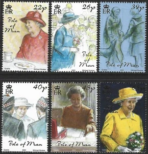 2001 Isle of Man Sg 959/964 Golden Jubilee (1st issue) MNH - Picture 1 of 2