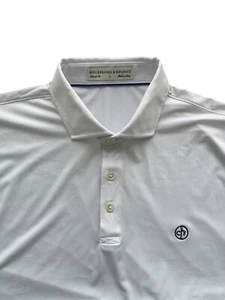 Holderness Bourne x Conway Farms Men’s Large Polo Shirt White Golf - Picture 1 of 6