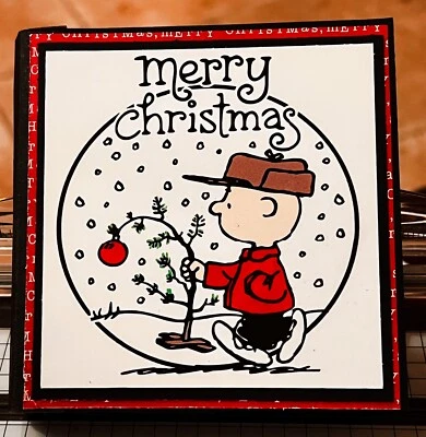 Mini álbum de Navidad Stampin Up Charlie Brown Snoopy Foto 1 de 4