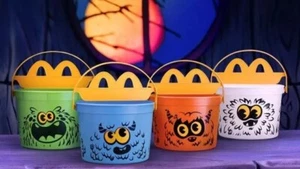 McDonald's 2024 Halloween Boo Secchielli Set Completo! Spedizione Stesso Giorno! - Foto 1 di 1