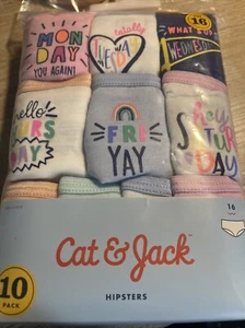 Sealed Cat & Jack: Mädchen - Größe 16 10er Pack Unterwäsche Set (D) - Bild 1 von 2