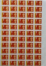 55 x Signed for 1st class Large Letter Recorded Delivery Security Stamps