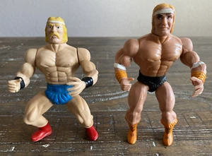Lot Of 2 Vintage 1980’s Galaxy Warriors 5.5” Wrestling Action Figures **RARE** - Picture 1 of 12