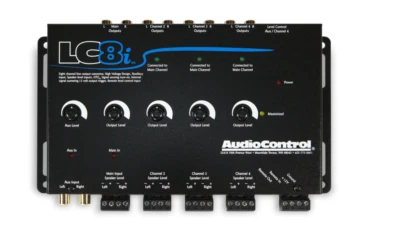 USED* AUDIO CONTROL LC8i 8 CHANNEL LINE OUT CONVERTER WITH AUX INPUT - Image 1 of 3