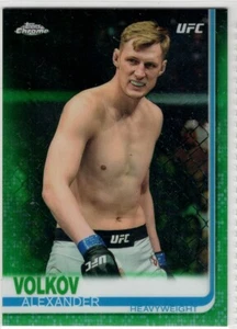🔥2019 TOPPS UFC CHROME Alexander Volkov GREEN PARALLEL CARD /99🔥 - Bild 1 von 1