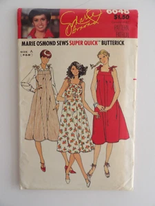 Butterick 6048 Marie Osmond Size Petite Sm Med Loose Fitting Jumper Uncut - Picture 1 of 2