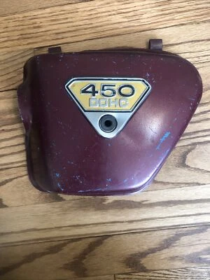 Cubierta lateral izquierda acero honda cb450 dohc  Foto 1 de 4