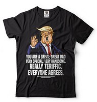 Donald Trump Fathers Day T shirt,Gift For Dad,Funny Father's Day Gift Idea
