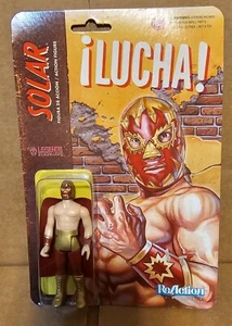 2019 SUPER7 LEGENDS OF LUCHA LIBRE SOLAR ACTION FIGURE REACTION NEW - Picture 1 of 2