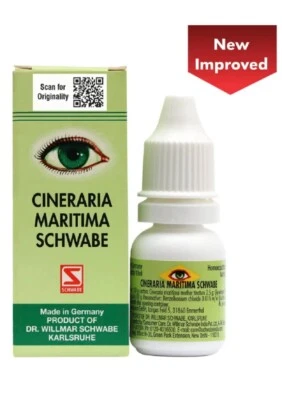 SVEVO 3 colliri Willmar Schwabe Cineraria Maritima 10 ml - senza alcool - nuovi mig...