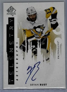 22/23 SP AUTHENTIC BRYAN RUST #T-BR TELEMETRY AUTOGRAPH NRMT - Picture 1 of 2