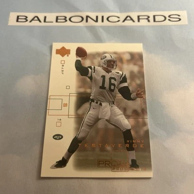 2001 Upper Deck Pros & Prospects - #62 Vinny Testaverde NM+ Free Shipping! - Image 1 of 2