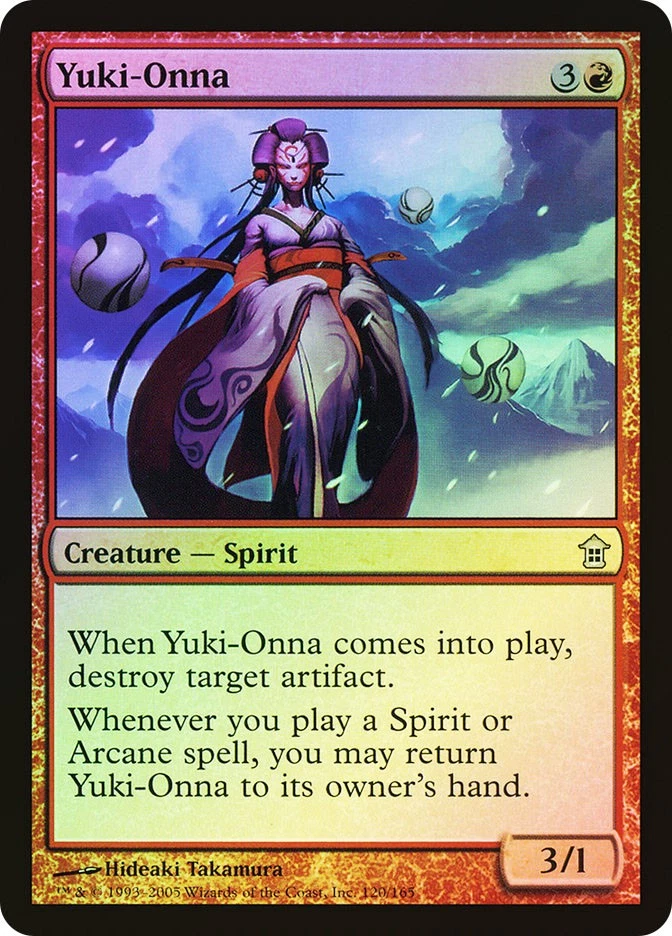 MTG FOIL Yuki-Onna  - Saviors of Kamigawa #120 - Image 1 of 1