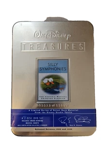 Walt Disney Treasures 2001 Silly Symphonies Limited Edition Steelbook DVD - Picture 1 of 7
