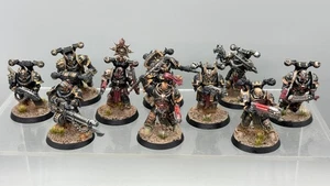 GW 40K - Marines Espaciales del Caos Legión Negra Legionarios pintado - Imagen 1 de 3