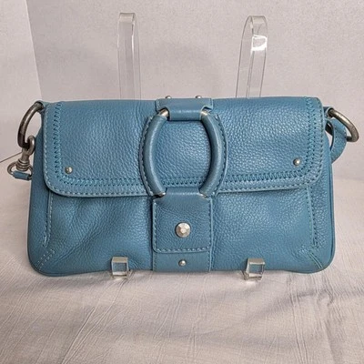 Bolsa de ombro Sigrid Olsen couro azul celeste  - Imagem 1 de 4
