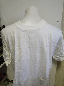 Vintage JC Penney White T Shirt Single Stitch Size L 42-44 New NOS Undershirt - Picture 1 of 4