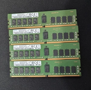 *LOT OF 4* 16GB PC4-19200R RDIMM (Samsung M393A2K40BB1-CRC0Q) Server Memory RAM - Picture 1 of 1