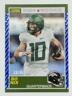 2024 Score Bo Nix #9 RC 35th Anniversary Artist Proof 13/35 Denver Broncos - Imagem 1 de 4