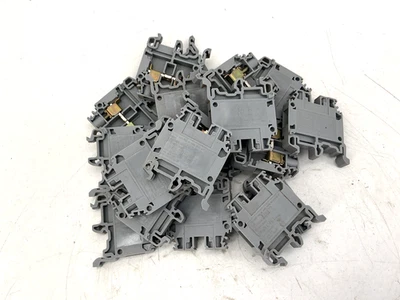 Lot of 19 ABB Entrelec 011511811 Terminal Block 5118 M6/8 24-8AWG 50A 600V - Image 1 of 4