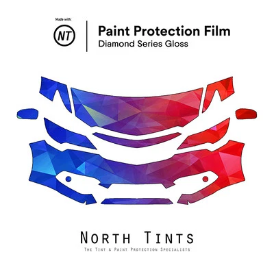 Прозрачный бюстгальтер PreCut с пленкой для защиты от краски PPF для Acura ILX 2016-2018 - Изображение 1 из 4