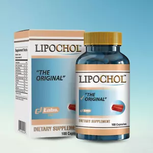 Lipochol Liver Support with B-Vitamins & Herbs – 100 Capsules - Picture 1 of 7