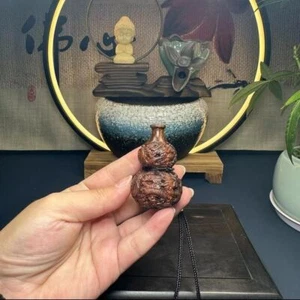 Agarholz Handgriffstück Drachenkürbis Agarholz handgeschnitzt Auto Anhänger - Bild 1 von 4