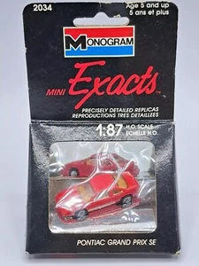 Monogram 1:87 Scale HO 1989 Pontiac Grand Prix SE Mini Exacts Car Model 2034 - Picture 1 of 5