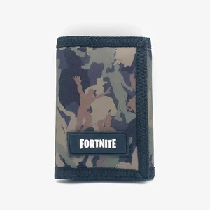 FORTNITE Wallet Trifold Camo Pattern   Multi Pockets Hook And Loop Closure  - Picture 1 of 8