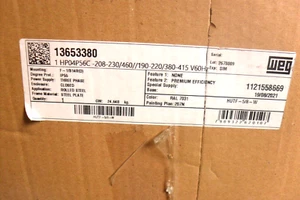 Boston Gear Electric Motor 1365338 - 3ph,1 hp, 208-230/460 NIB - Picture 1 of 6