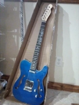 Telecaster Cozart CandyBlue con sintonizadores de bloqueo de dedo  Foto 1 de 4