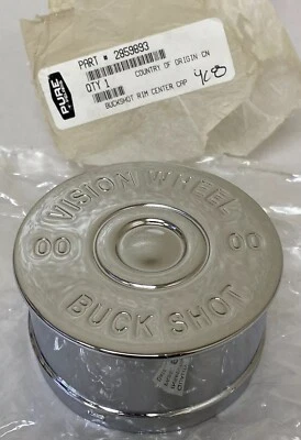 Polaris Sportsman/Ranger/RZR BUCKSHOT RIM CENTER CAP, CHROME OEM #2859893 /#S127 - Image 1 of 4