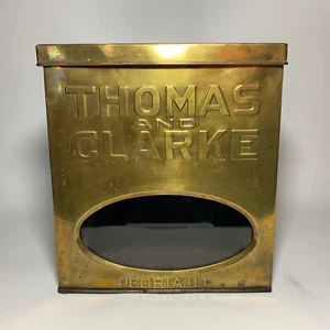 Messing & Dose Thomas & Clarke Keksladen Display Theke Box - Peoria Illinois - Bild 1 von 9