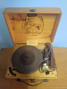 DECCA HI-Y0 SILVER LONE RANGER VINTAGE 1950's AUTHENTIC ORIGINAL RECORD PLAYER - Picture 1 of 8
