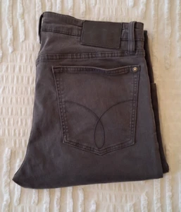 CALVIN KLEIN JEANS Mens Size W33 L34 Grey Slim Straight - Picture 1 of 7