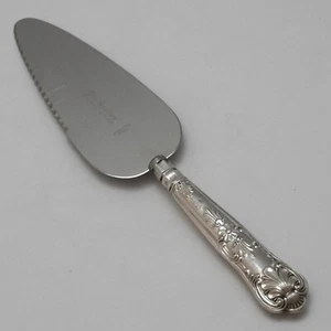 Servidor de pastel/pastel de plata esterlina Sheffield 1964 Harrison Brothers diseño de reinas - Imagen 1 de 3
