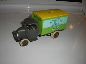 John Deere ERTL 1926 MACK Bulldog Panel Van Delivery Truck Bank NO Key Free SH - Picture 1 of 5