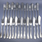 CHRISTOFLE CTF44 28 Piece Set French Silverplate Fish Service for 14 Fork Knife