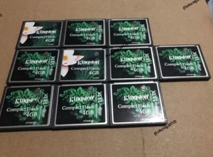 10 pièces carte cf Kingston CompactFlash 4 Go - Photo 1 sur 3