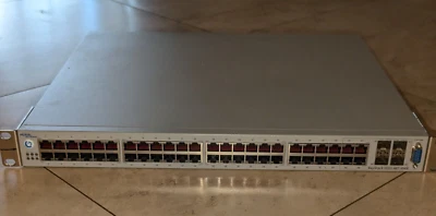 Nortel ERS 5500 Baystack ERS 5520-48T-PWR 48 port gigabit POE network switch - Image 1 of 4