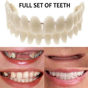 Snap On Veneers Kosmetische Zahnblende Comfort Prothese Falsche Zähne Flex Fit - Bild 1 von 12