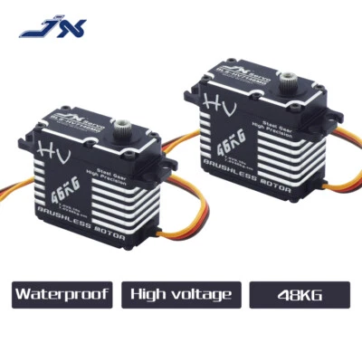 2x JX Servo BLS-HV7146MG 46KG Digital Brushless Servo for RC Car Truck Crawler - Image 1 of 4