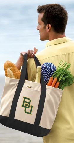 Baylor Tote Bag CLASSIC CANVAS Baylor University Tote Cover