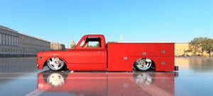Slammed Chevy Service Truck Resin Modellbausatz im Maßstab 1:25-1:24 - Bild 1 von 5