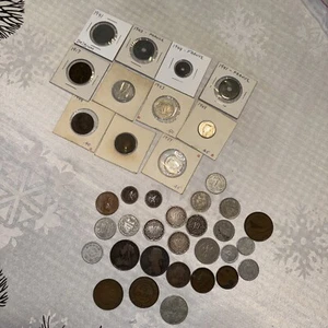 World COINS (38 Coins) Bulk Mixed Lot FOREIGN COINS…1878 to 1980 - Picture 1 of 24