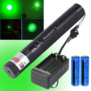 990miles Green Laser Pointer Pen Light Astronomy Visible Beam Rechargeable Lazer