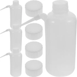 4pcs 500ml PE Safety Wash Bottles - Refillable Squirt Bottles for Chemicals-FT - Foto 1 di 13