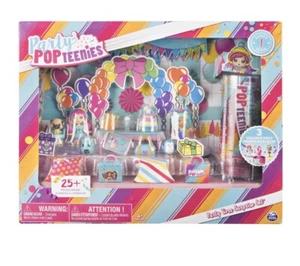 Party POPTeenies - Party Time Surprise Set - 3 Exclusive Dolls 25+ Pieces NEW - Picture 1 of 6